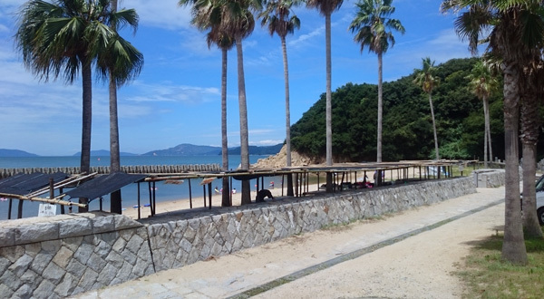 沙弥島海水浴場 香川県坂出市 東北彷徨記